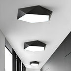 Geometric Metal Flush Mount Ceiling Fixture