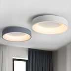 Elevated Round Diffused Ceiling Light