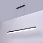 Refined Acrylic Bar Pendant in Matte Black