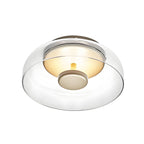 Minimalist Glass Dome Ceiling Light Sculpture
