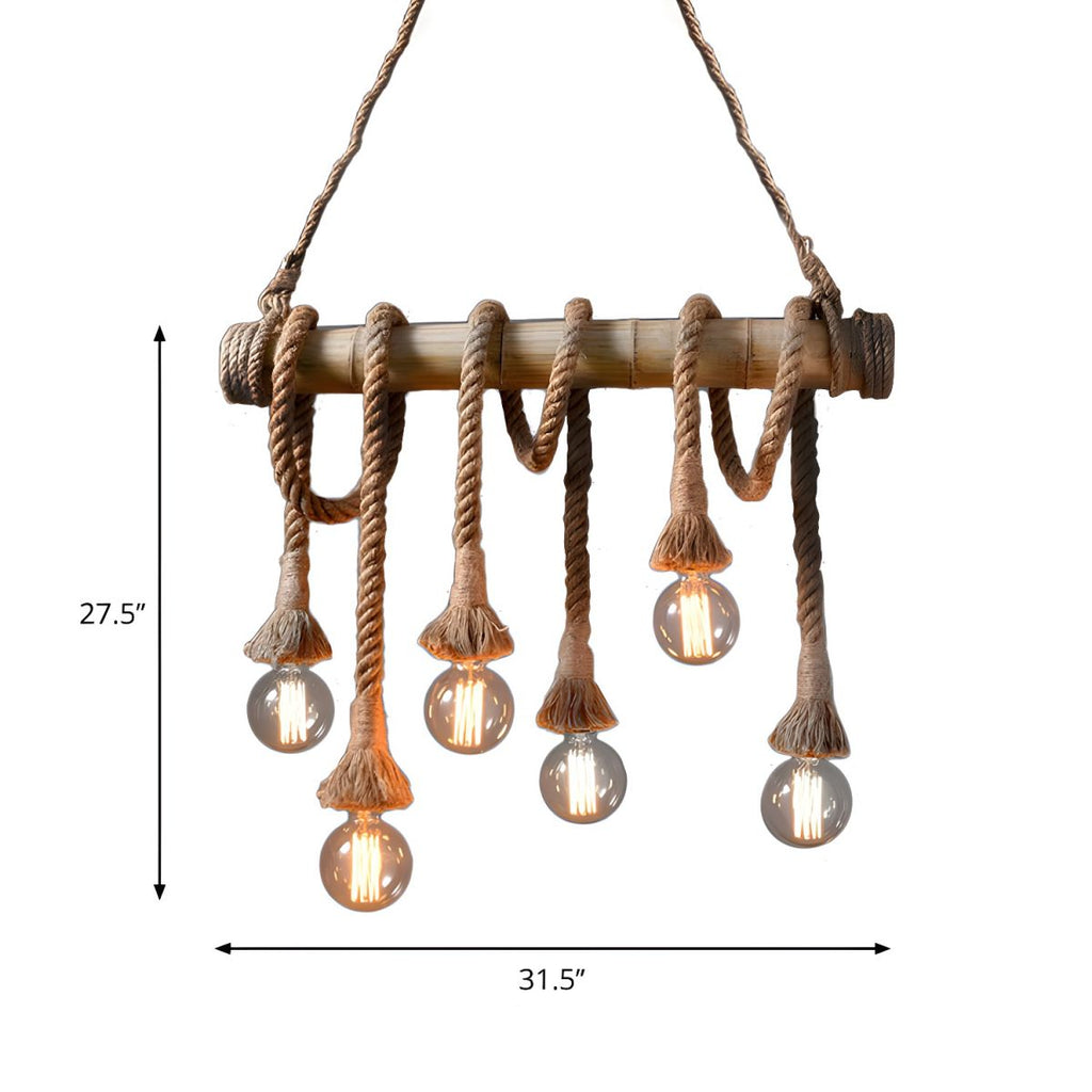 Artisan Rope Suspension Ceiling Light