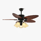 Banana Leaf Ceiling Fan Light with Tropical Blades