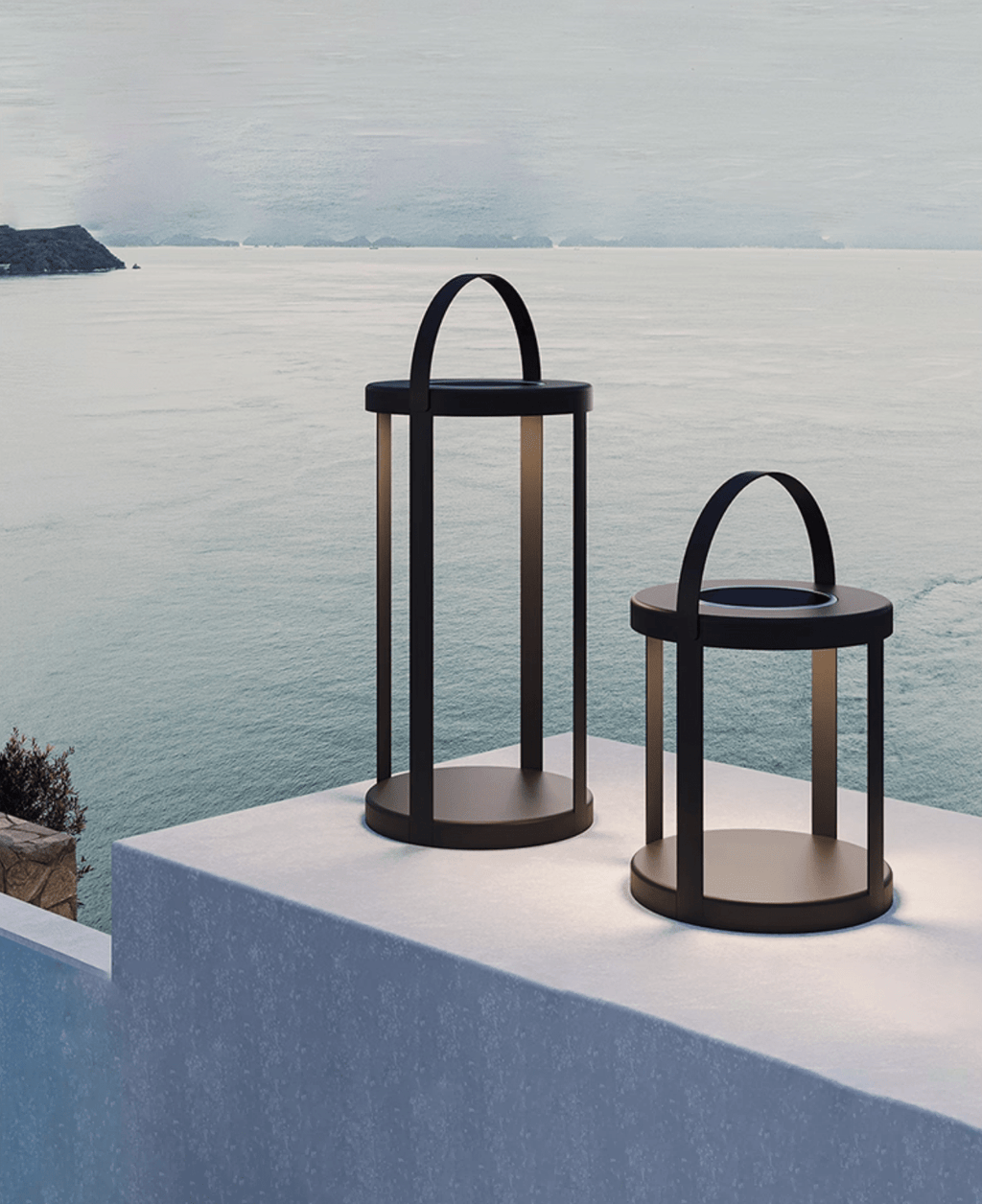 Nuvoro Linear Carry Solar Outdoor Lantern