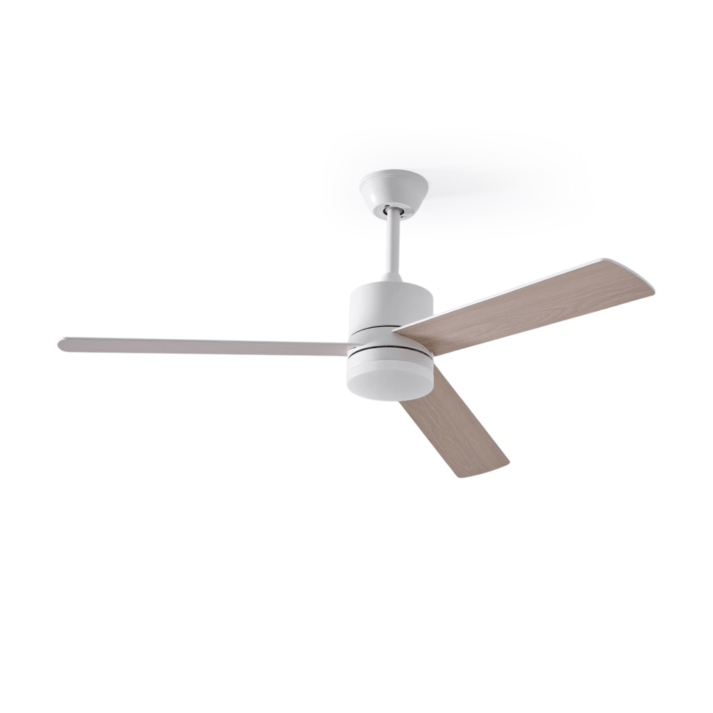 Solara Drift Elegant Wood Blade Ceiling Light