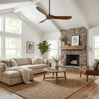 Sleek Aero Blade Modern Ceiling Fan