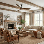 Sleek Aero Blade Modern Ceiling Fan
