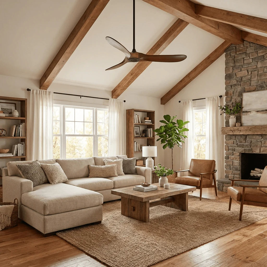 Sleek Aero Blade Modern Ceiling Fan