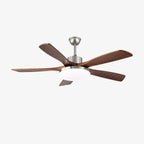 Lunet Contemporary Wood Blade Ceiling Light