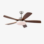 Lunet Contemporary Wood Blade Ceiling Light