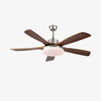 Lunet Contemporary Wood Blade Ceiling Light