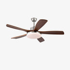 Lunet Contemporary Wood Blade Ceiling Light