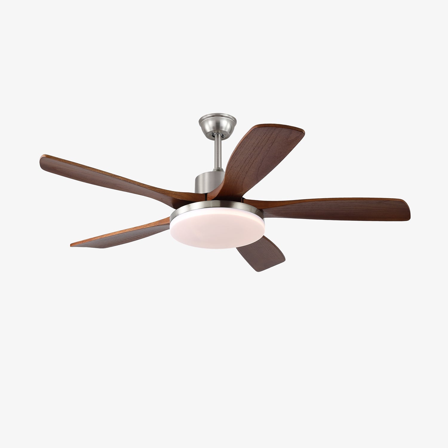 Lunet Contemporary Wood Blade Ceiling Light