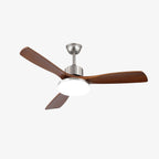Lunet Contemporary Wood Blade Ceiling Light