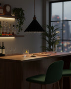 Ceramic Pleated Pendant Light