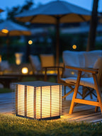 Grid Louvered Garden Light