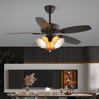 Sienna Breeze Elegant Amber Ceiling Light