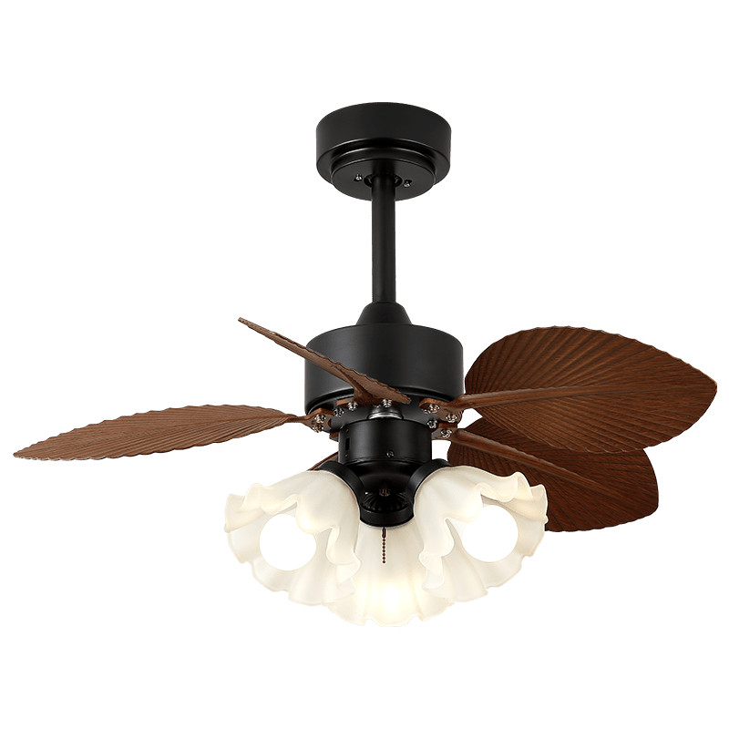 Floriva Vintage Botanical Ceiling Fan Light