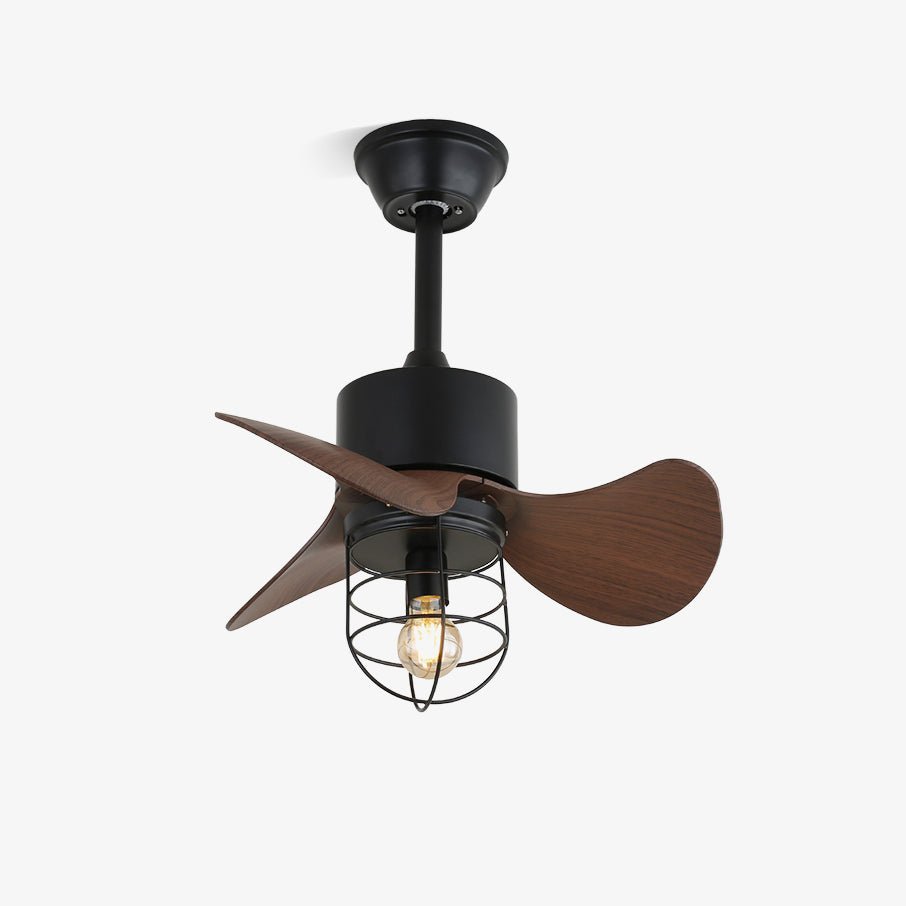 Loft Blade Designer Cage Ceiling Fan Light