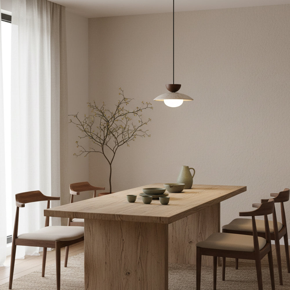 Tia Travertine Pendant Light