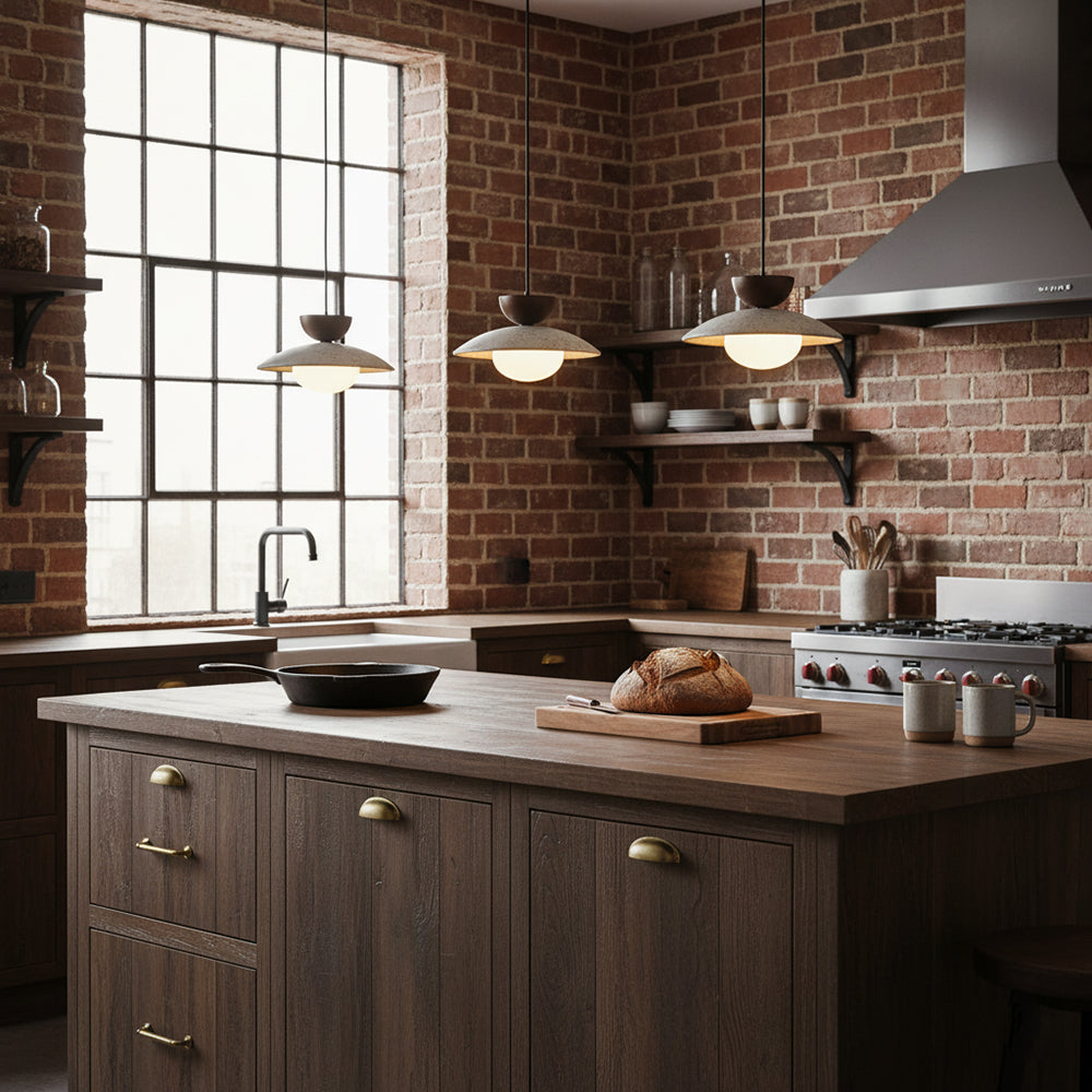 Tia Travertine Pendant Light