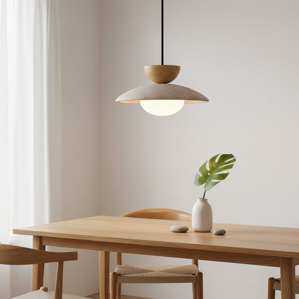 Tia Travertine Pendant Light