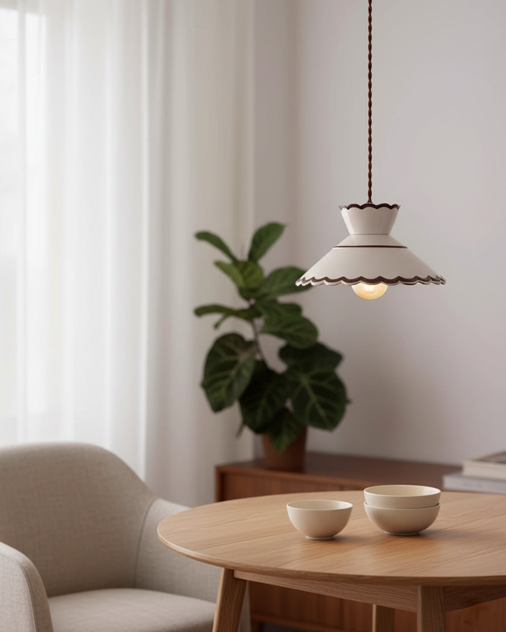 Festonia Ceramic Pendant Light