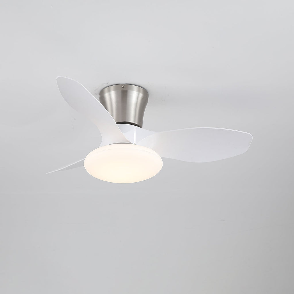 Aeris Curve Luxe Minimalist Ceiling Fan Light
