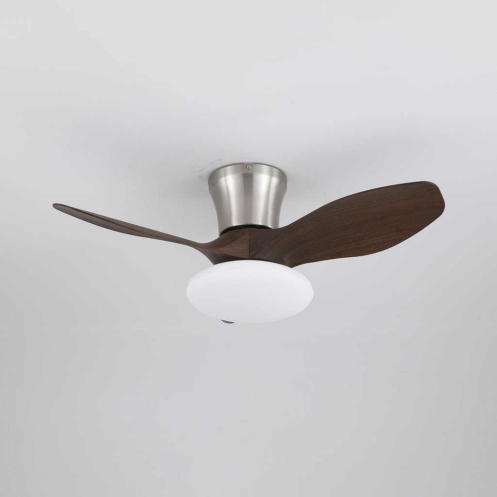 Aeris Curve Luxe Minimalist Ceiling Fan Light