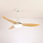 Aeris Whisper Nordic Wood Flush Ceiling Light
