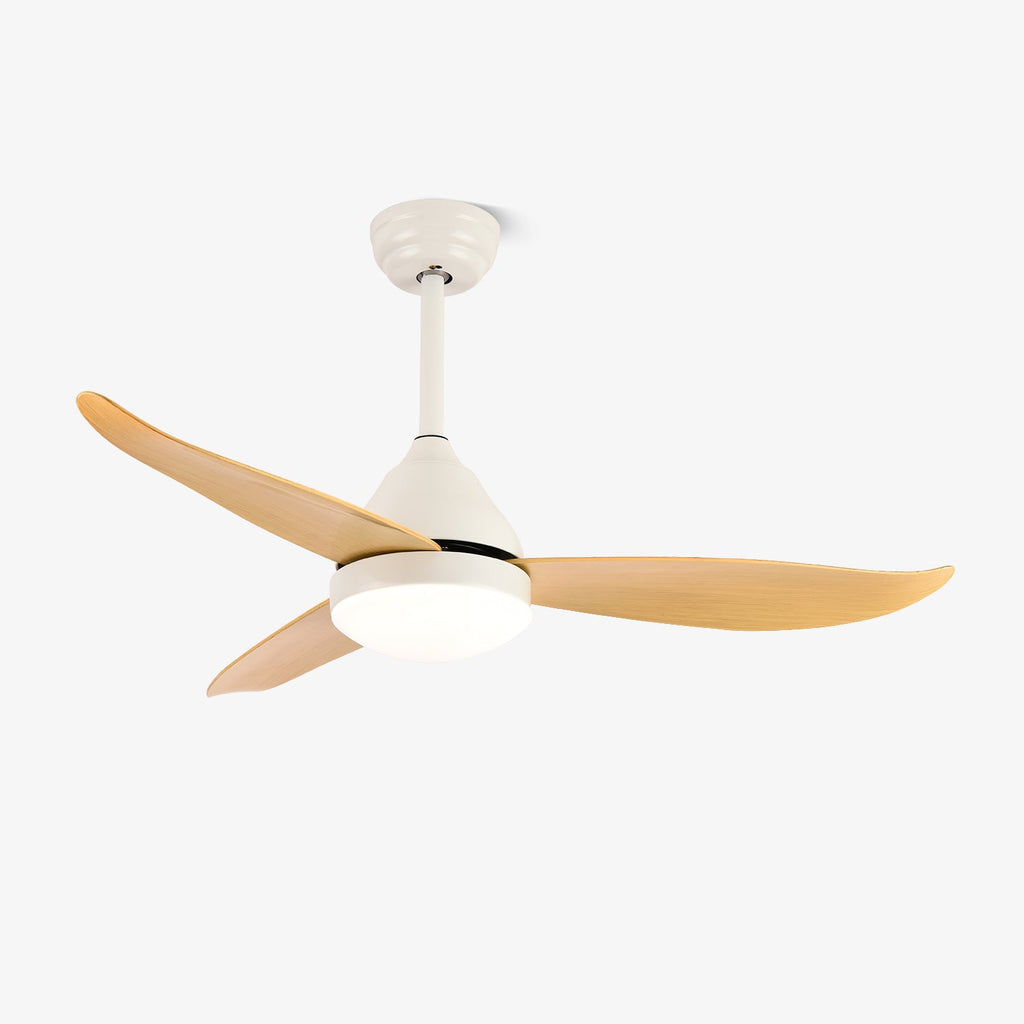 Aeris Whisper Nordic Wood Flush Ceiling Light