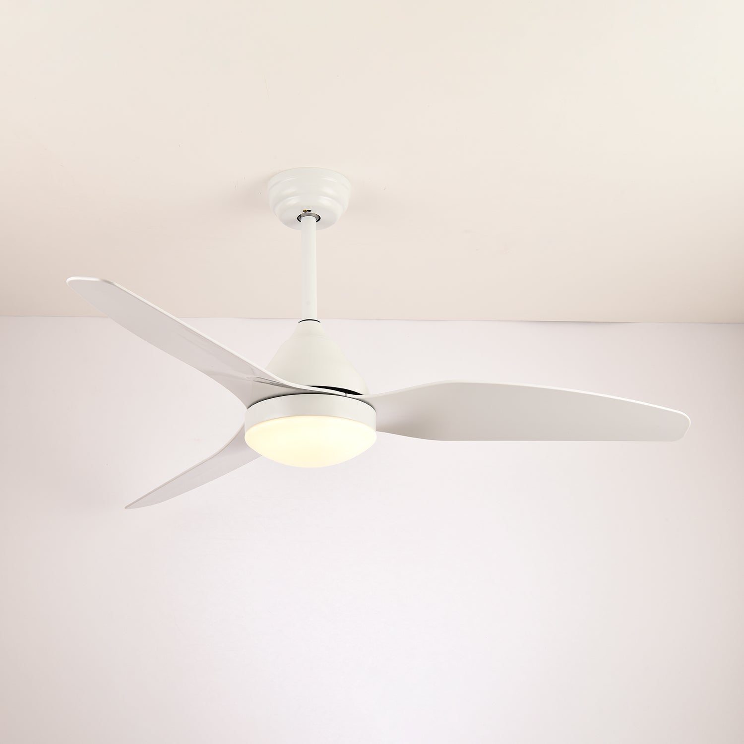 Aeris Whisper Nordic Wood Flush Ceiling Light