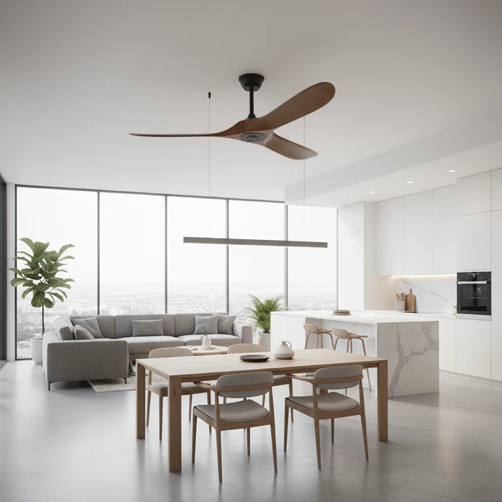 Sleek Aero Blade Modern Ceiling Fan