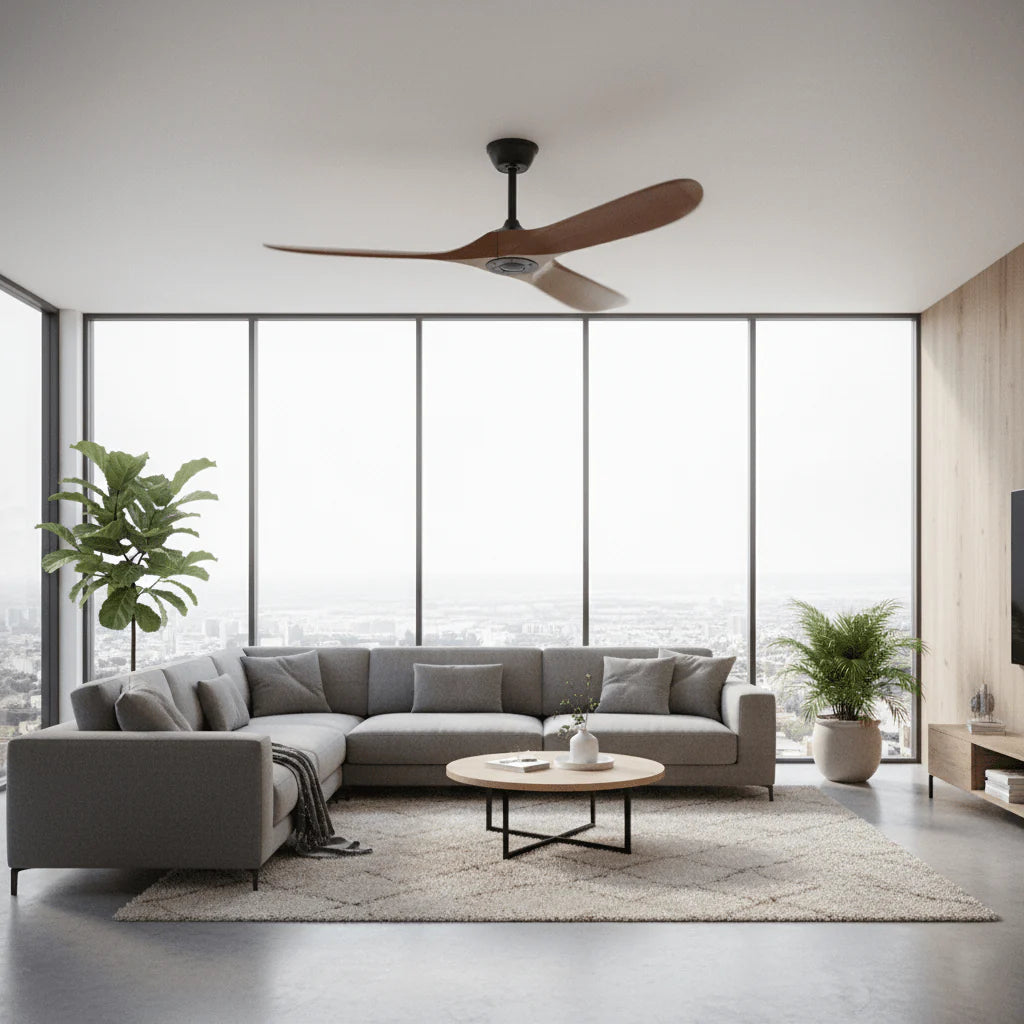 Sleek Aero Blade Modern Ceiling Fan