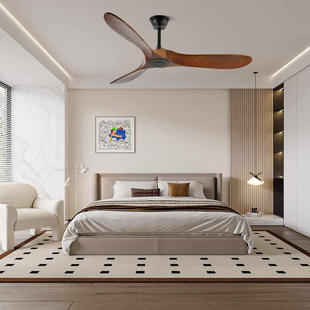Sleek Aero Blade Modern Ceiling Fan