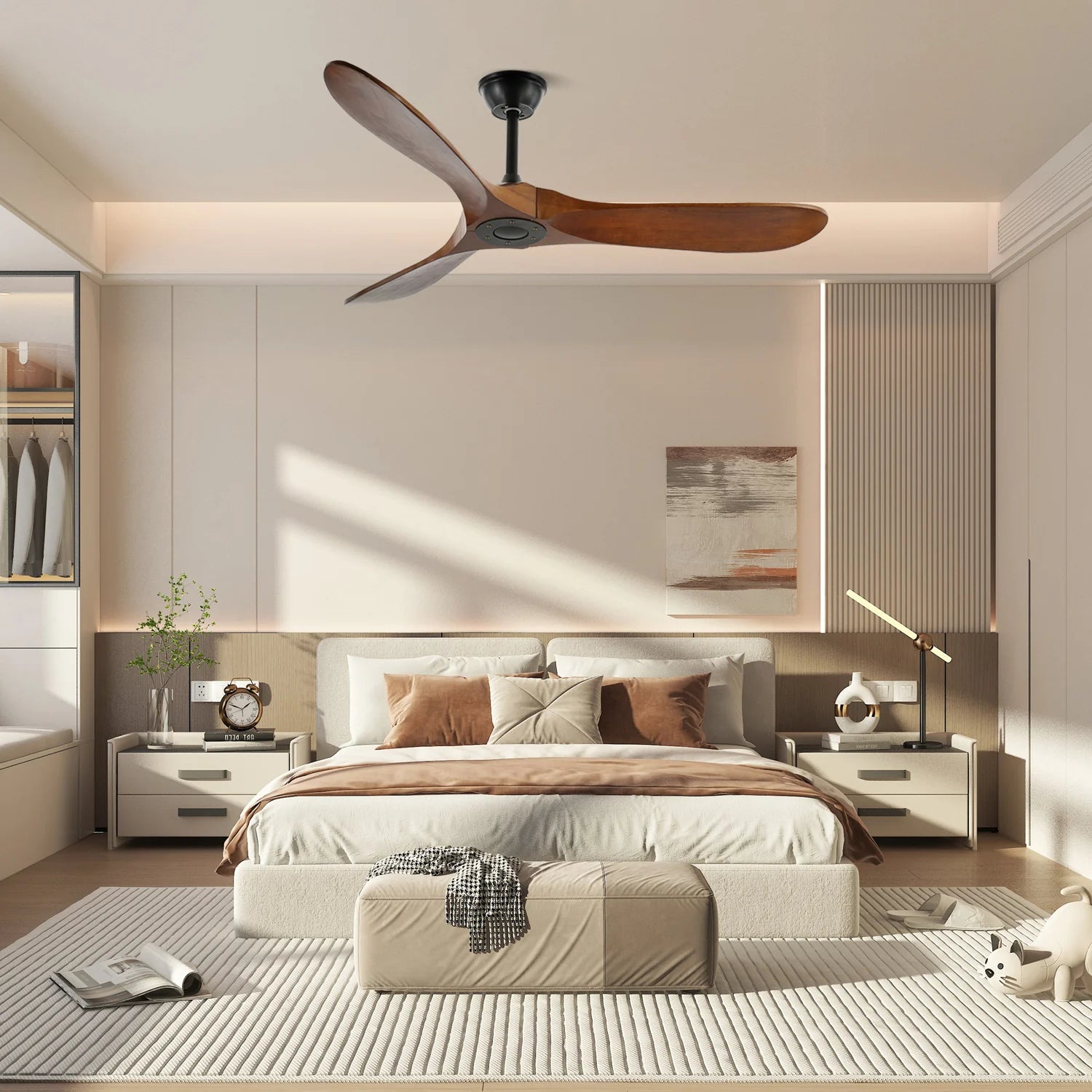 Sleek Aero Blade Modern Ceiling Fan