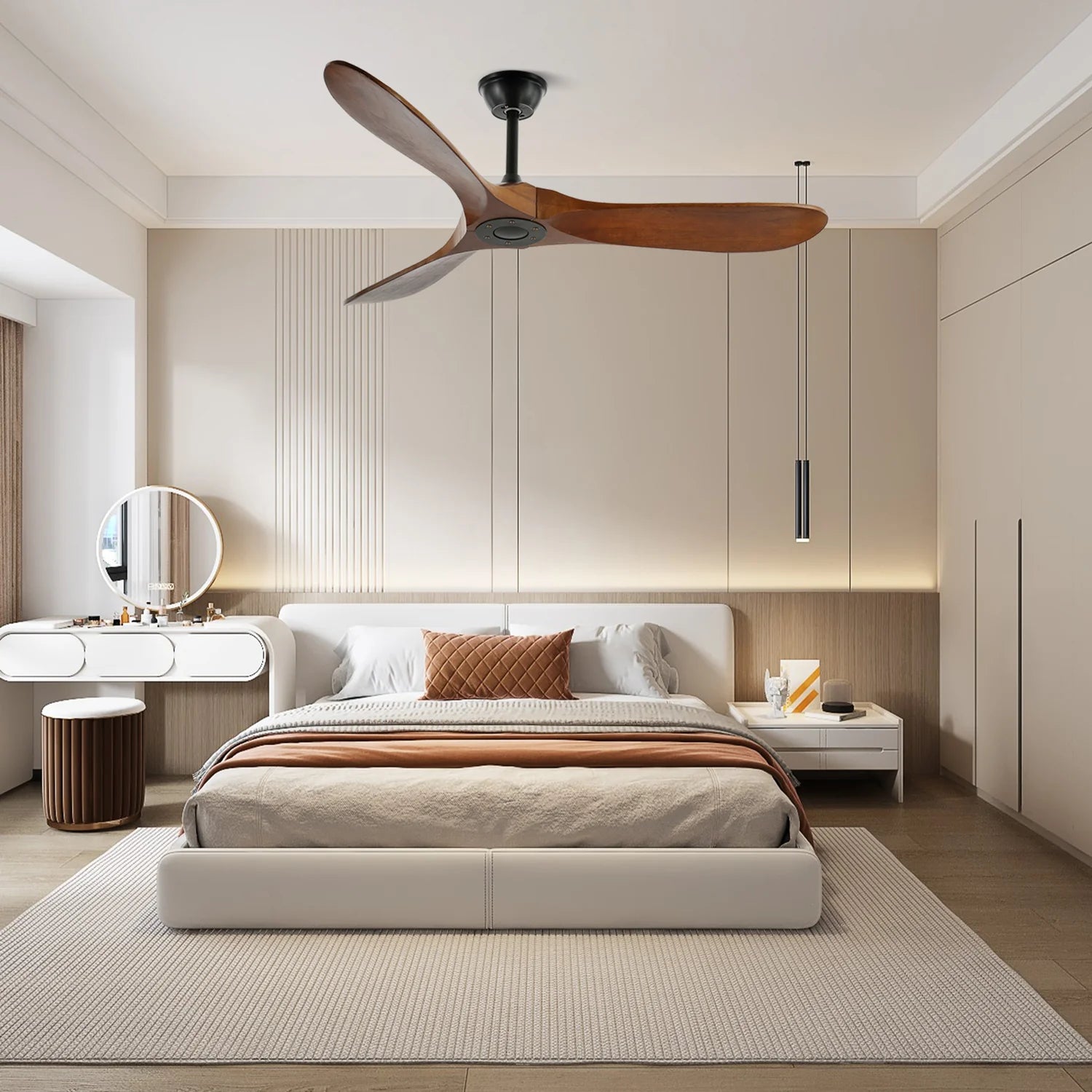 Sleek Aero Blade Modern Ceiling Fan