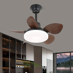 Aeroglow Minimalist Walnut Ceiling Fan Light