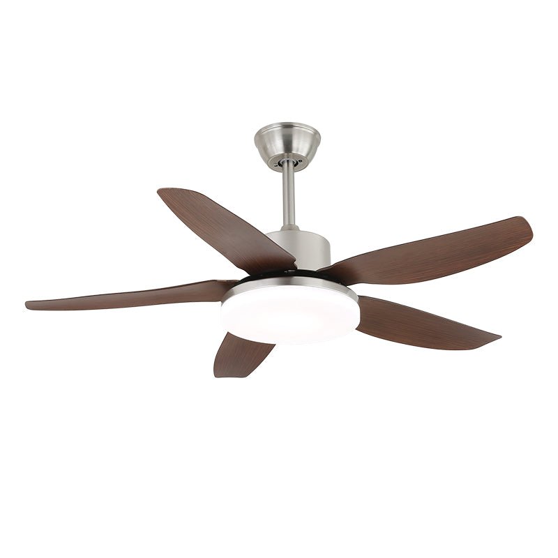 Aeroglow Minimalist Walnut Ceiling Fan Light