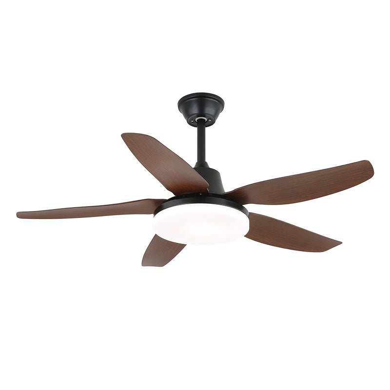 Aeroglow Minimalist Walnut Ceiling Fan Light