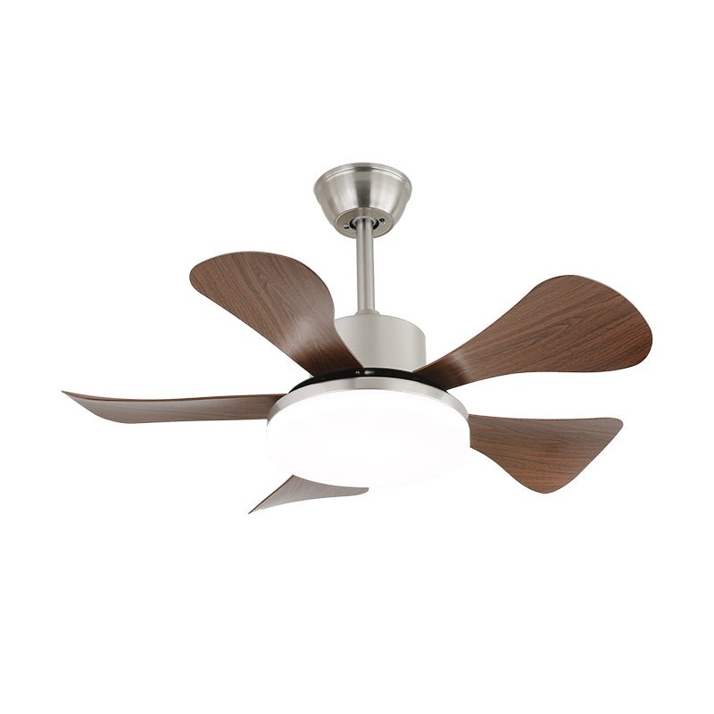 Aeroglow Minimalist Walnut Ceiling Fan Light