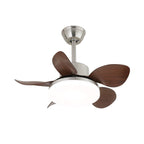 Aeroglow Minimalist Walnut Ceiling Fan Light