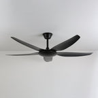 Aeron Noir Premium Black Ceiling Fan Light
