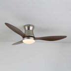 Aeronix Minimalist Walnut Ceiling Fan Light