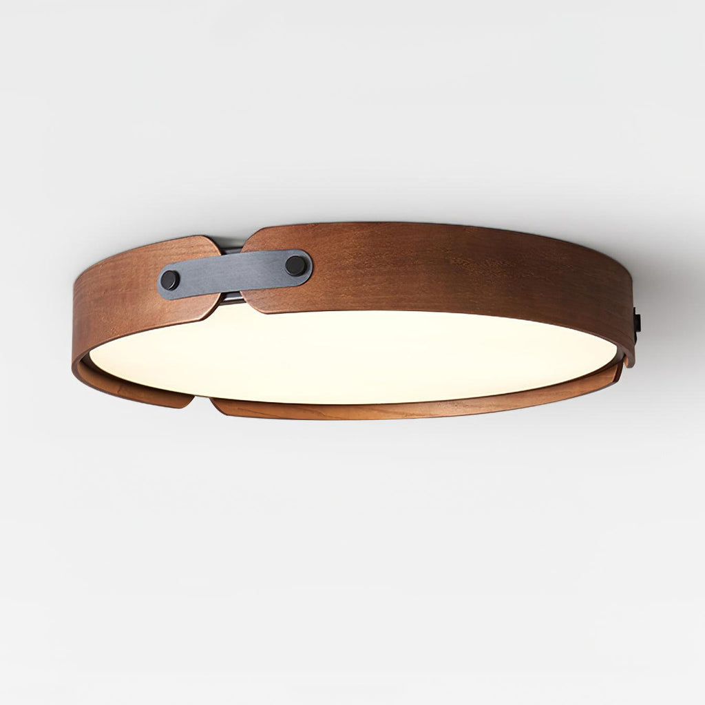 Aiwen Wood Flush Mount Ceiling Light