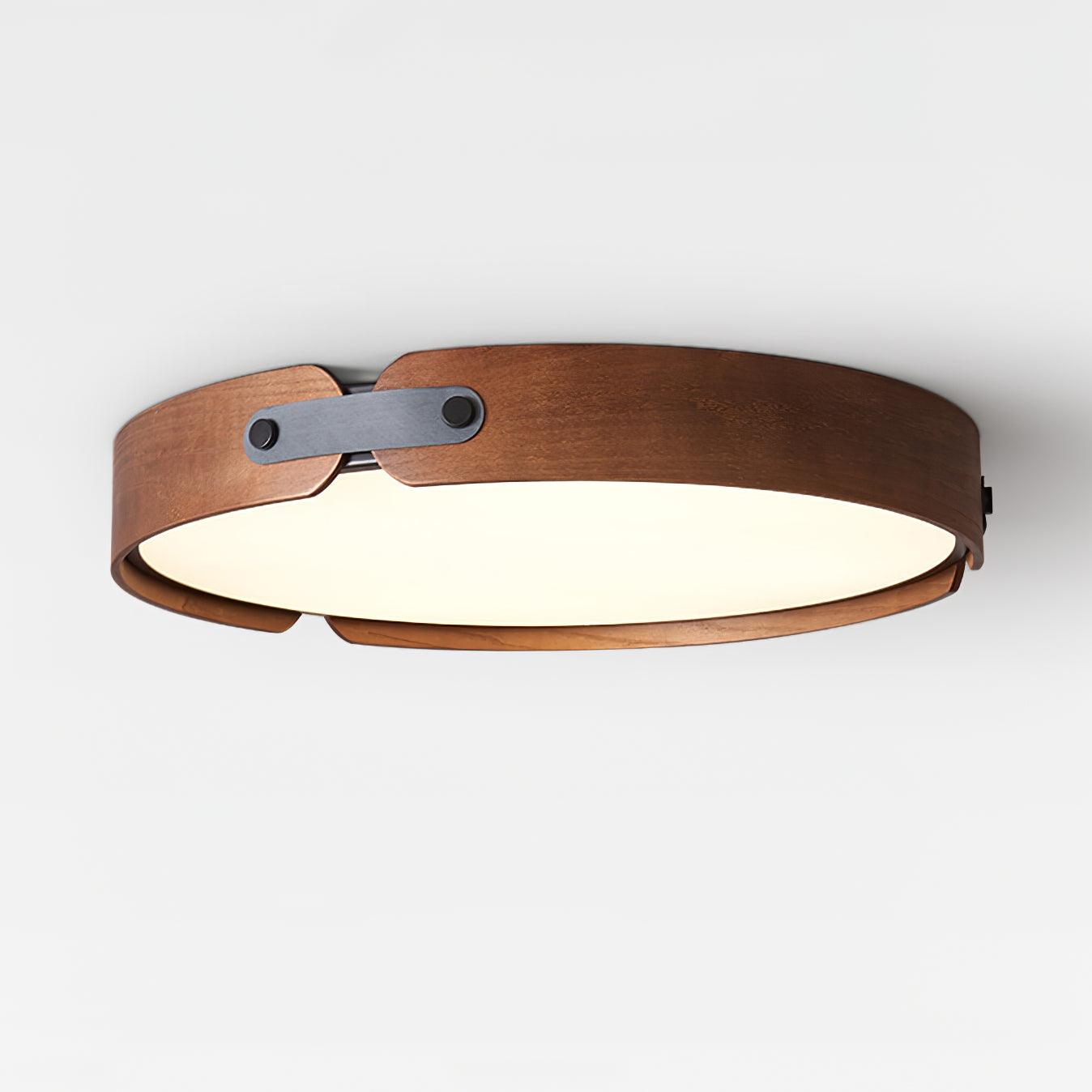 Aiwen Wood Flush Mount Ceiling Light