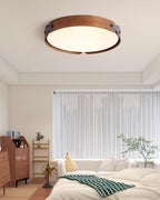 Aiwen Wood Flush Mount Ceiling Light