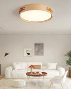 Aiwen Wood Flush Mount Ceiling Light