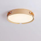 Aiwen Wood Flush Mount Ceiling Light