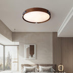 Aiwen Wood Flush Mount Ceiling Light