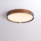Aiwen Wood Flush Mount Ceiling Light